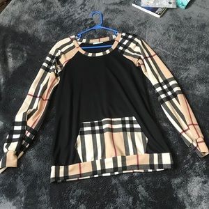 Plaid long sleeve SM NWOT